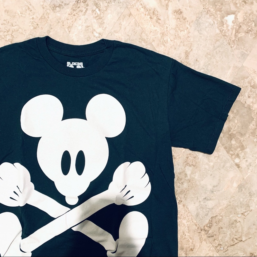 Disney Mickey Mouse CrossBones Shirt RARE
